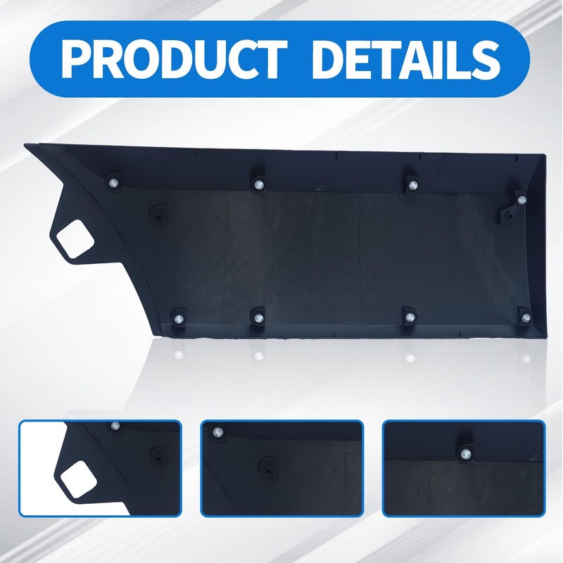 Spwrney Rear Trim Molding Cover for Transit 150 250 350 HD 2015-2024, 148WB and 148WB EXT Single Rear Wheel Exterior Side Body Lower Panel Accessories, Driver Left Side, 1PC - Image 5